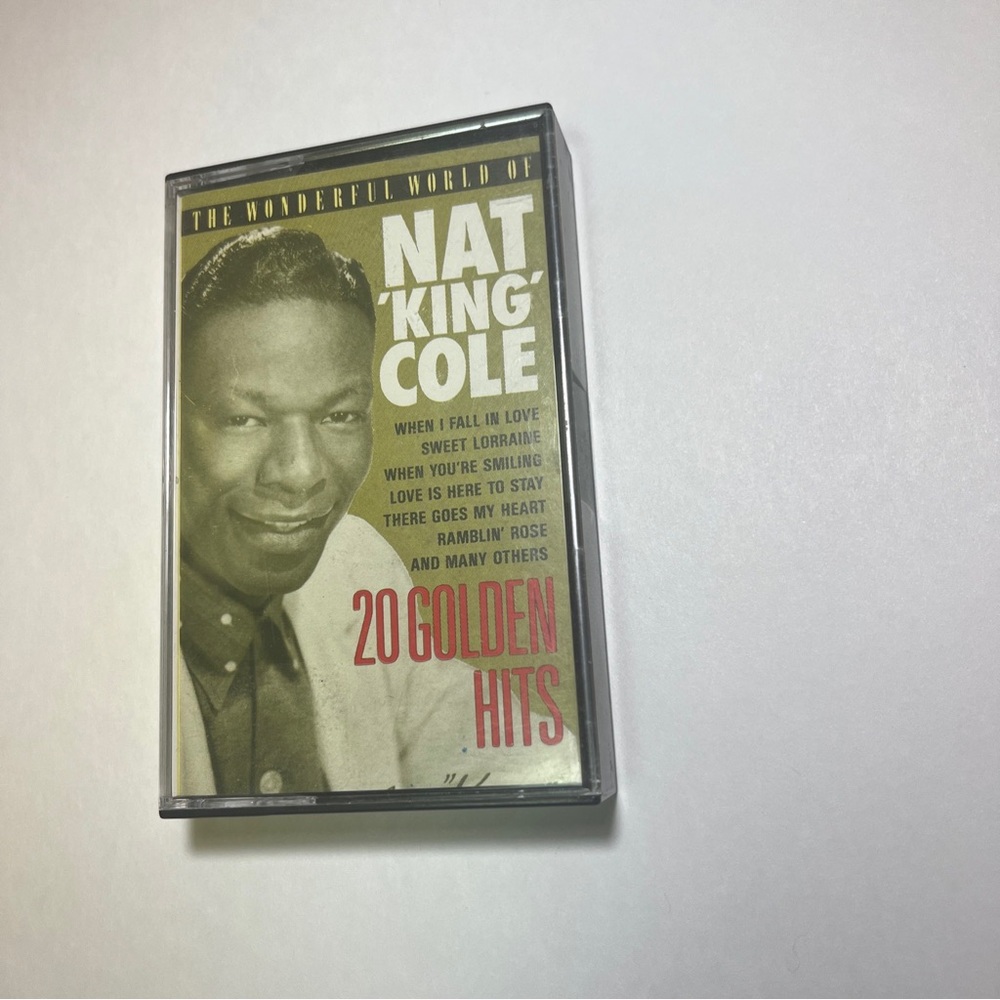 NAT KING COLE‎ 20 GOLDEN HITS Vintage Cassette Tape